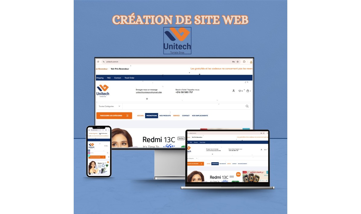 Création de Site web de GSM STORE